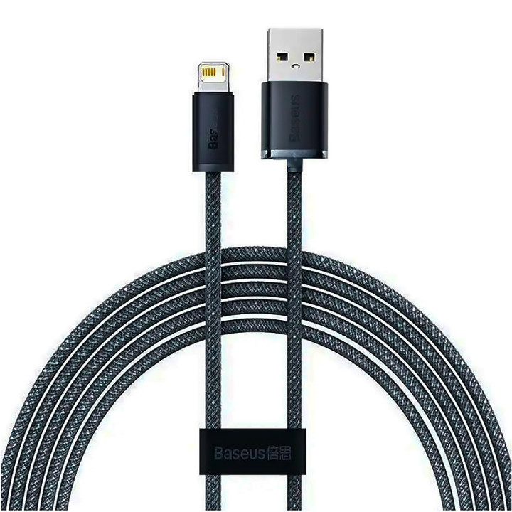 Data Кабель Baseus Dynamic Series CALD000516 USB to Lightning 2.4A 2m, Black