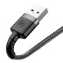 Data-кабель Baseus Cafule CALKLF-B09 Lightning 2.4A 1m, Red