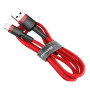 Data-кабель Baseus Cafule CALKLF B09 Lightning 2.4A 1-m., Red