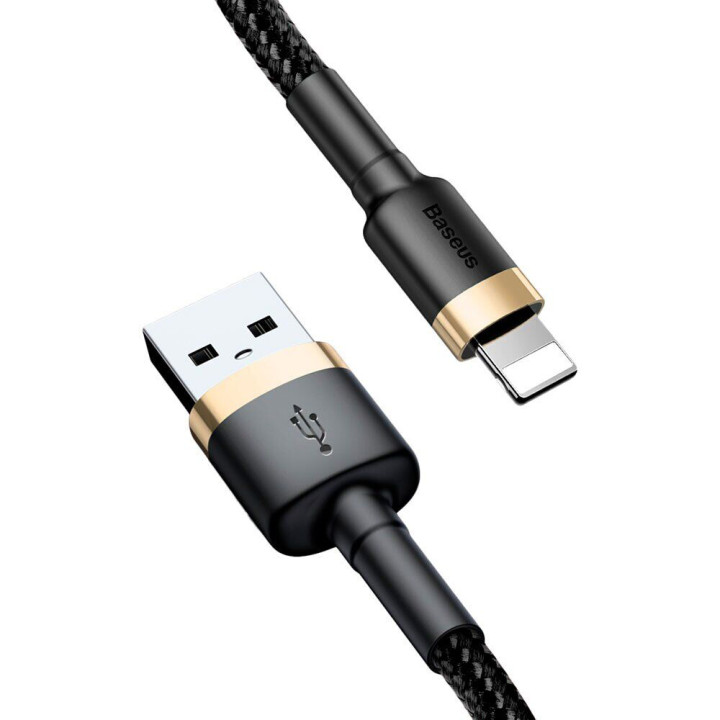 Data Кабель Baseus Cafule CALKLF-BV1 USB to Lightning 2.4A 1m, Black