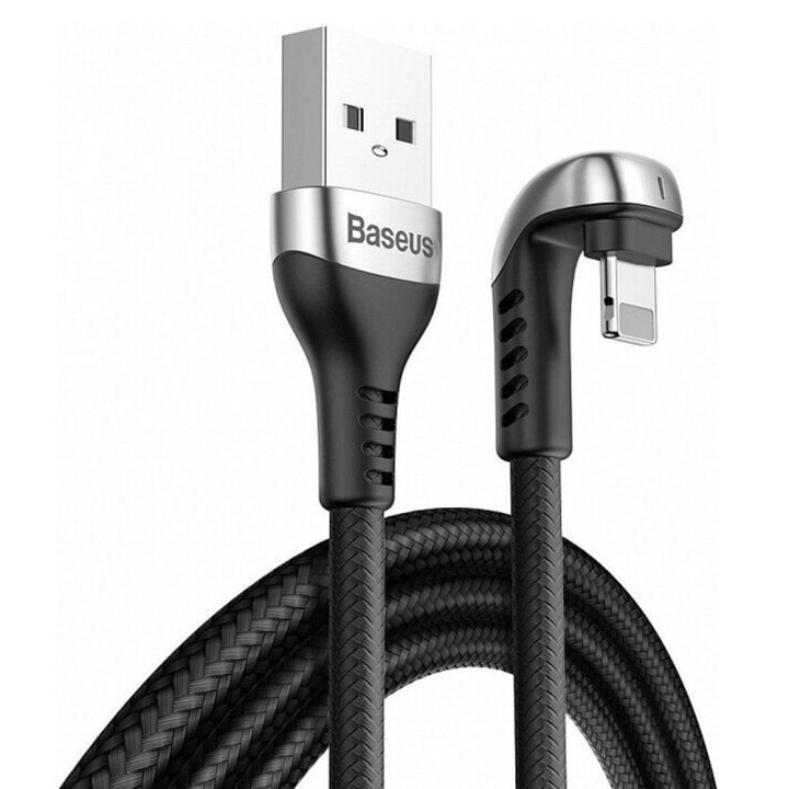 Data-кабель Baseus Calux-A01 U-Shape Lightning 1м, Black