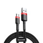 Data-кабель Baseus Cafule CAMKLF B91 micro-USB 2.4A 1-m., Black