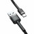 Data-кабель Baseus Cafule CATKLF-AG1 USB - Type-C 3A 0.5m, Black-Gray