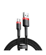 Data-кабель Baseus Cafule CATKLF-U91 Type-C 2A 3m, Black