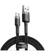 Data-кабель Baseus Cafule CATKLF UG1 USB / Type-C 2A 3м, Black