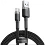Data-кабель Baseus Cafule CATKLF UG1 USB / Type-C 2A 3м, Black