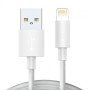 USB Cable Baseus Simple Wisdom Data Cable Kit Lightning TZCALZJ-02 (2PCS/Set) 1.5m, White