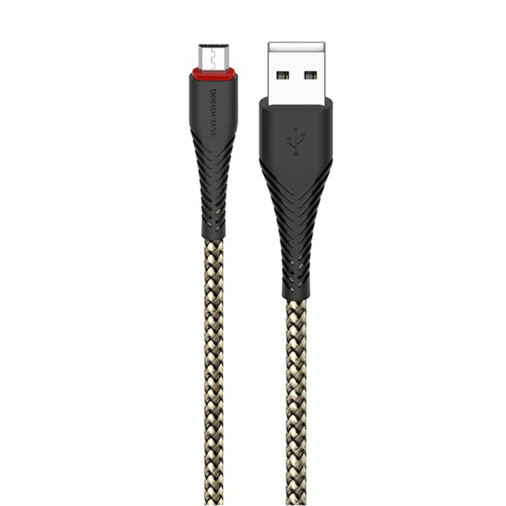 Data-кабель Borofone BX25 Powerful USB - microUSB 2.4A 1m