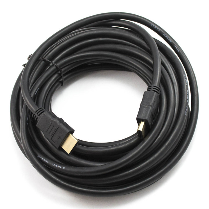 Кабель HDMI - HDMI High Speed 10-м. Black