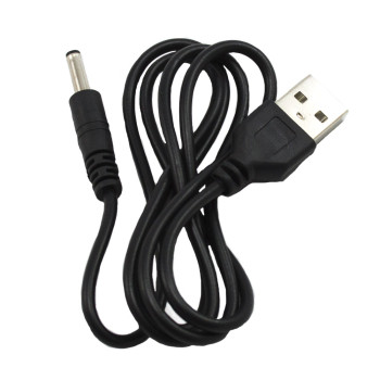 Кабель USB - DC 3.5*1.35мм для зарядних пристроїв, модемів, тв приставок, роутерів, Black