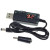 Кабель USB - DC з перемикачем на 9V / 12V (DC 5.5*3.5 / 3.5*1.35), Black