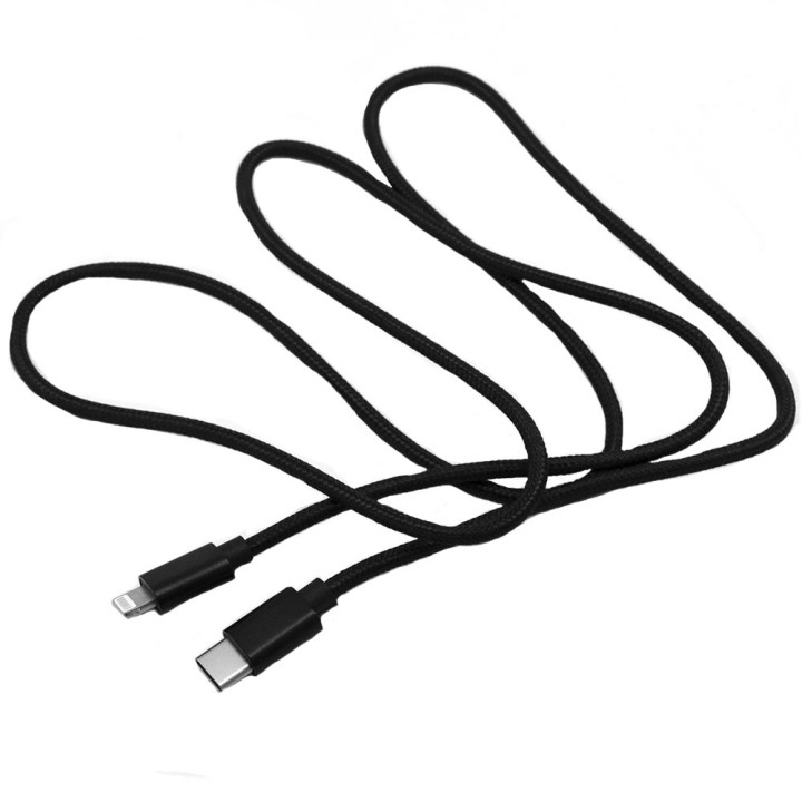 DATA-кабель E-Cable RD-R07 Type-C - Lightning 1м Black