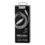 Data-кабель Gelius Pro LED RGB GP-UC06m Micro USB 1 м Silver