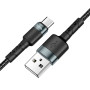 Data-кабель Hoco DU46 microUSB 1-m., Black
