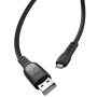 DATA-кабель Hoco S6 Sentinel Micro 1.2-м. Black