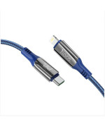 Кабель Hoco S51 Type-C to Lightning PD20W 1.2m, Blue