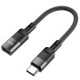 USB кабель HOCO U107 Type-C (Male) to Type-C (Female) 3A 1.2m, Black