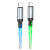 Data-Кабель Hoco U112 Shine Type-C to Type-C LED 3A PD 60W, Grey