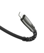 Data-кабель Hoco U58 Core Lightning 2,4А, 1,2 м Black