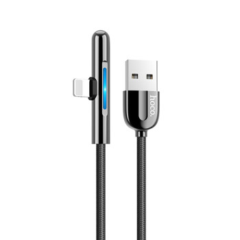 DATA-кабель Hoco U65 Colorful Magic Wand Lightning 1,2м, Black