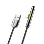 DATA-кабель Hoco U65 Colorful Magic Wand Lightning 1,2м, Black