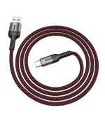 Data-кабель Hoco U68 Gusto Type-C 5.0A, 1.2м, Black