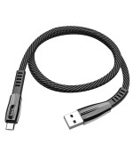 Data-кабель Hoco U70 Splendor Micro-USB 1,2м Black-Gray