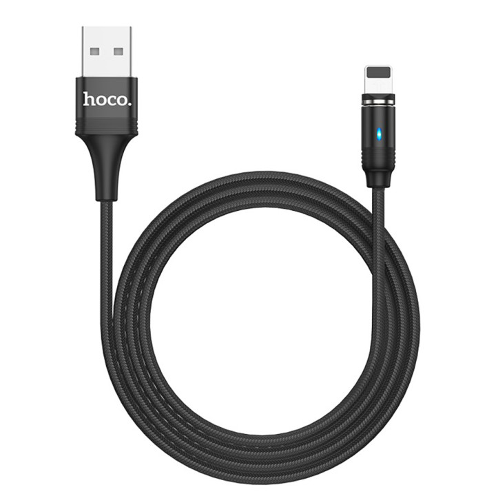 Data-кабель Hoco U76 Lightning 1,2-м., Black