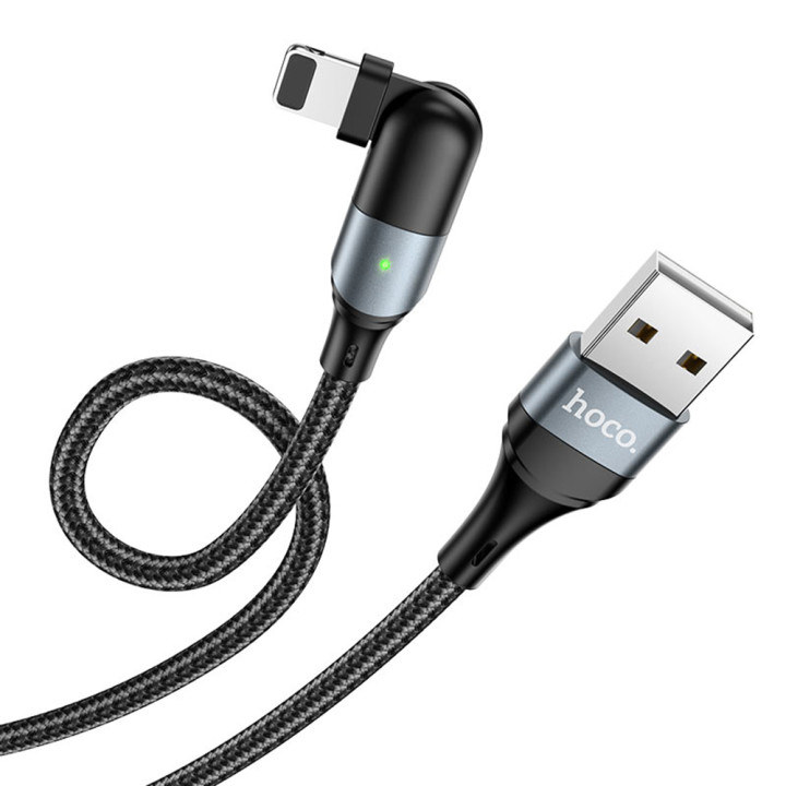 DATA-кабель Hoco U100 Orbit USB - Lightning 1,2м