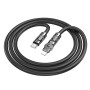 Кабель HOCO U118 Type-C to Lightning 27W 3A 1.2m, Black