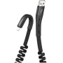 Data-кабель Hoco U78 Super Strong Elasticity Micro-USB 1,2м, Black
