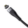 Data-кабель Hoco U99 Vortex Magnetic Cable Type-C - Lightning 3A PD20W 1.2m, Black