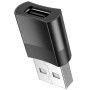 Переходник OTG Hoco UA17 Type-C - USB 2.0, Black
