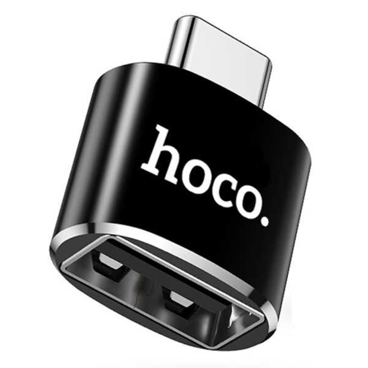 Перехідник OTG Hoco UA5 USB - Type-C Black