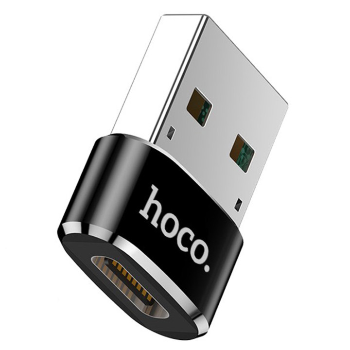 Перехідник OTG Hoco UA6 Type-C - USB Black