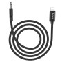 AUX кабель Hoco UPA13 lightning 1м, Black