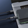 Data-кабель Hoco X50 Fast Charging Type-C to Type-C / Lightning 3A 1m, Black