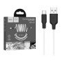 Data-кабель Hoco X21 Plus Food Grade Silicone Type-C, 3.0A, 1m, Black-White