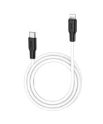 Data-кабель Hoco X21 Plus Silicone Type-C to Lightning 3.0A 1m, Black-White
