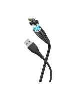Data-кабель Hoco X63 Magnetic Charging Cable Lightning 2.4A 1m