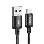 USB кабель Hoco X91 MicroUSB 2.4A 3m, Black