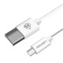 DATA-кабель Lenyes LC701v micro USB 1м White