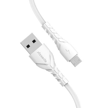 USB кабель Proda PD-B47m USB to MicroUSB 1m, White
