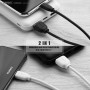 Data-кабель Remax Suji RC-134i 2.1A Lightning 1-м. білий