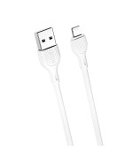 Дата кабель XO NB200 Quick Charge USB to Lightning 2.1A 2m, White