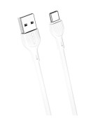 Дата кабель XO NB200 Quick Charge USB to Type-C 2.1A 2m, White