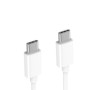 Data-кабель Xiaomi Mi (OR) SJX10CCZM Type-C to Type-C 5А 1.5м, White