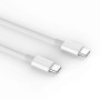 Data-кабель Xiaomi Mi (OR) SJX10CCZM Type-C to Type-C 5А 1.5м, White