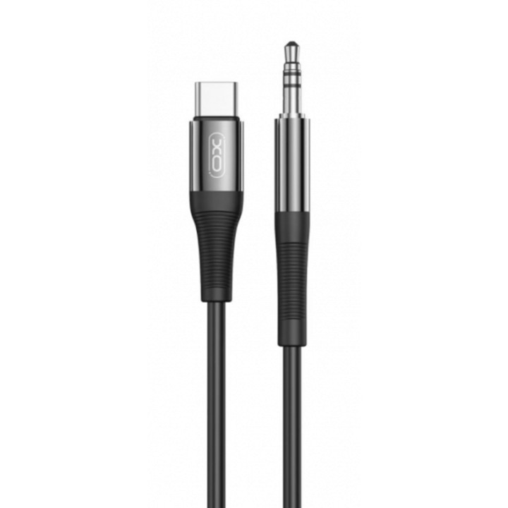 Кабель XO NB-R193B Jack 3.5 мм to Type-C 1 м, Black
