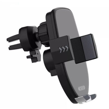 Автомобильный держатель с функцией беспроводной зарядки XO WX011 Black